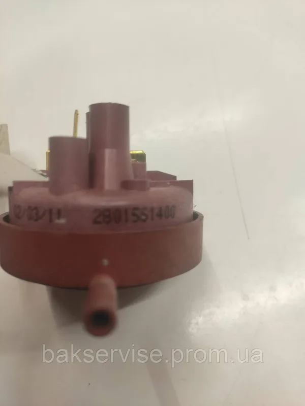 Прессостат (датчик рівня води) для пральної машини Beko 2801561400 Б/У, изображение 2