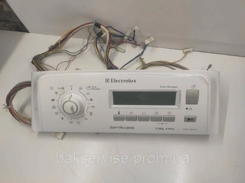 Комплект плата упавління з проводкою до пральної машини Electrolux EWTS 13620 W Б/У, изображение 1