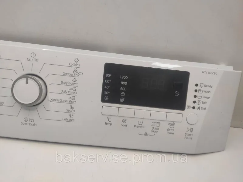 Плата упавління до пральної машини Beko WTV 6602 B0 Б/У, изображение 6
