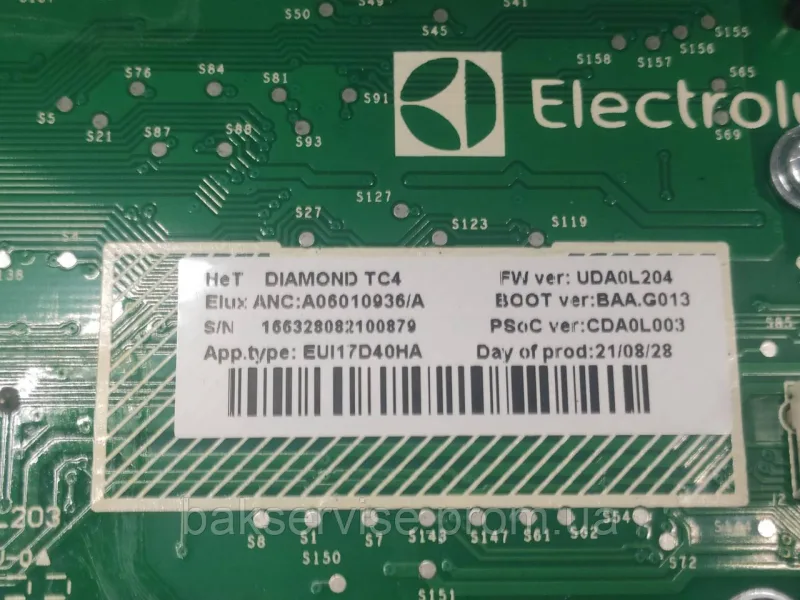 Плата упавління до пральної машини ELECTROLUX EW6TN14272 Б/У, зображення 3