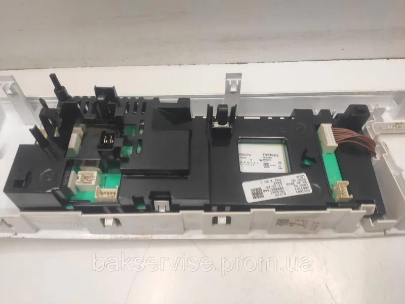 Плата упавління до пральної машини BOSCH WAB24262BY (без передньої панелі порошкоприймача) Б/У, зображення 4