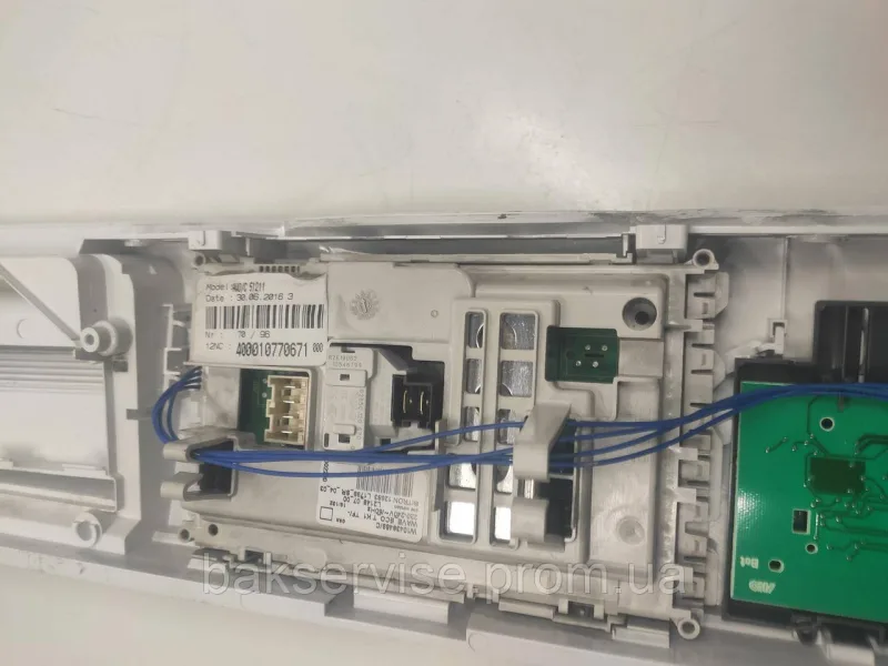 Плата упавління до пральної машини Whirlpool AWO/C 51211 Б/У, зображення 7