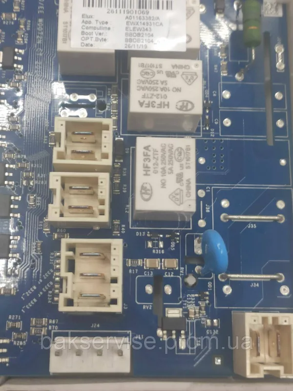 Модуль (плата управління) до пральної машини ELECTROLUX A01163382/A (з сушкою) Б/У, изображение 2