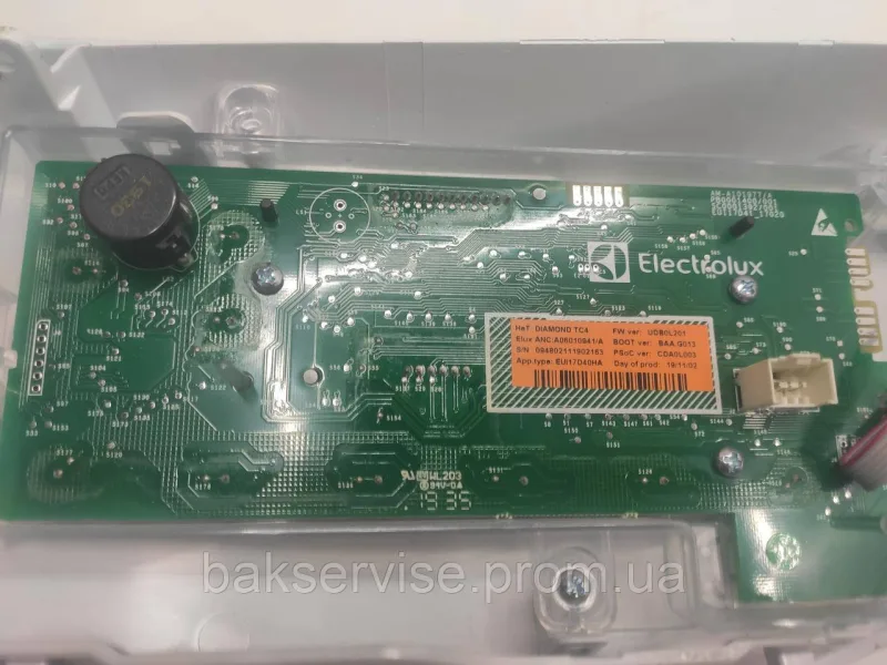 Плата упавління до пральної машини Electrolux DIAMOND TC4 (з сушкою) Б/У, изображение 8