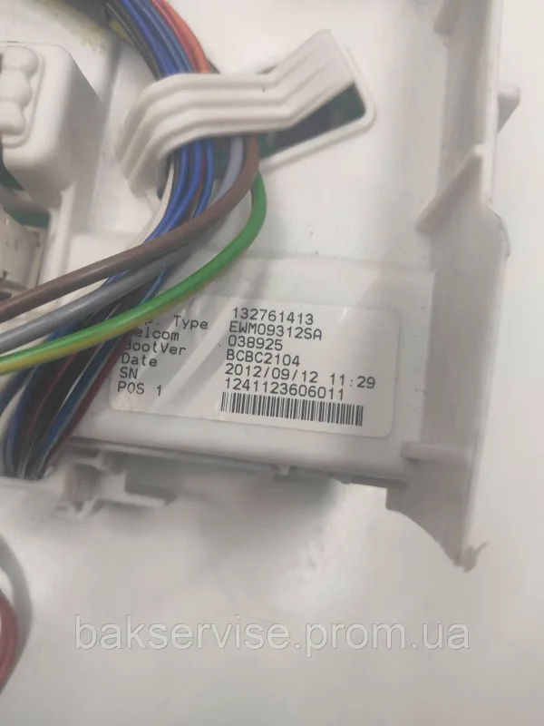 Модуль (плата управління) до пральної машини Electrolux EWT1066EDW БЕЗ ПРОВОДКИ!! Б/У, изображение 7