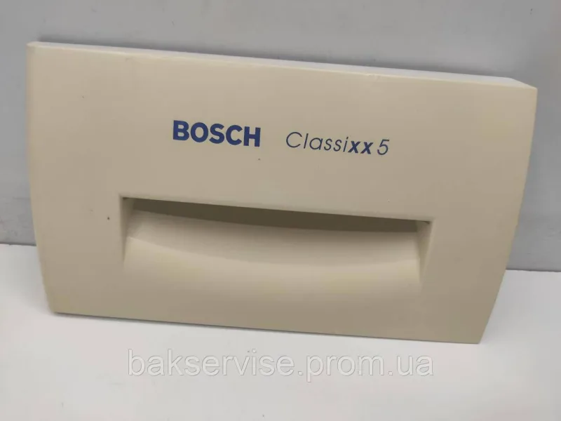 Панель (передня) порошкоприймача для пральної машини Bosch Classixx 5 Б/У, изображение 1