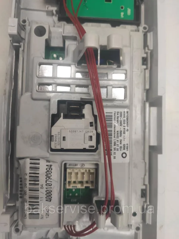 Плата упавління до пральної машини Whirlpool AWS 63013 Б/У, зображення 8