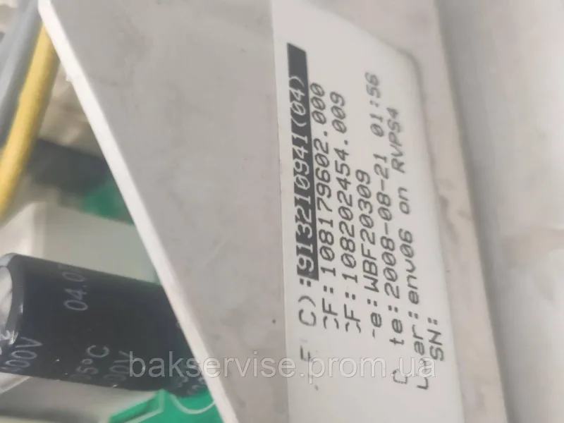 Комплект плата упавління з проводкою до пральної машини Electrolux EWTS 13620W Б/У, изображение 2