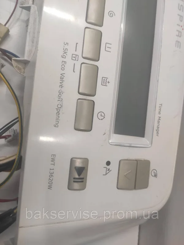 Комплект плата упавління з проводкою до пральної машини Electrolux EWTS 13620W Б/У, изображение 5