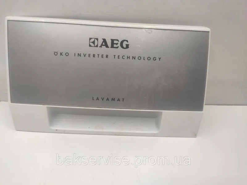 Панель (передня) порошкоприймача для пральної машини AEG 132.8365 Б/У, изображение 1
