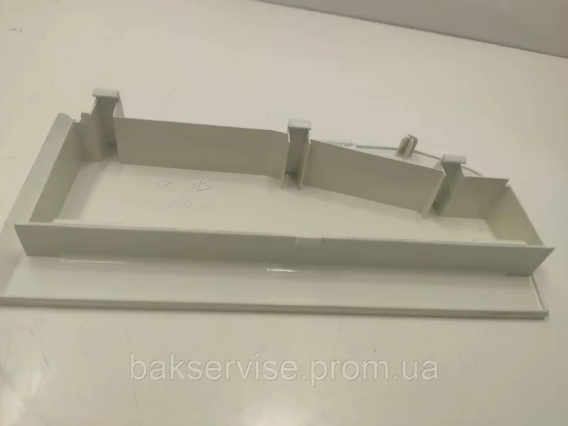 Панель (передня) порошкоприймача для пральної машини Indesit 250.002.851 Б/У, изображение 3