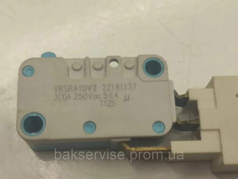 Мікроперемикач для посудомийної машини Gorenje VRSRA1DV2 Б/У, изображение 2