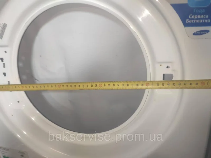 Передня кришка корпуса до пральної машини Samsung WF1600WRW б/у, изображение 4