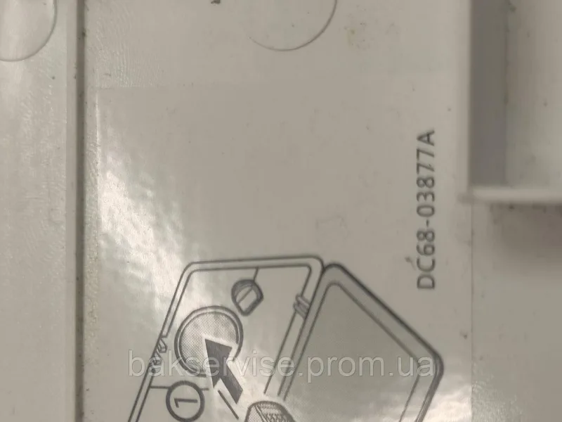 Лючок(кришка) фільтра до пральної машини Samsung DC68-03877A Б/У, изображение 2
