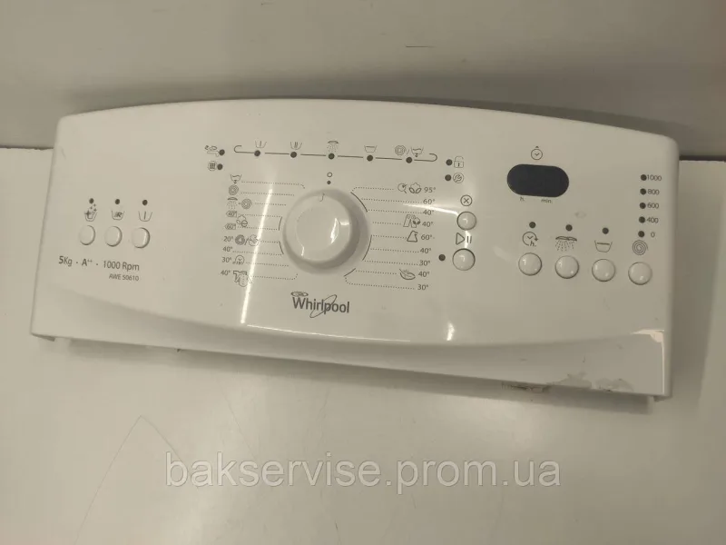 Плата упавління до пральної машини Whirlpool AWE 50610 Б/У, изображение 1