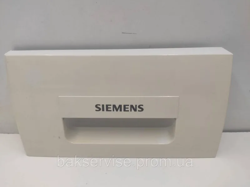 Панель (передня) порошкоприймача для пральної машини Siemens 9000055978 Б/У, изображение 1