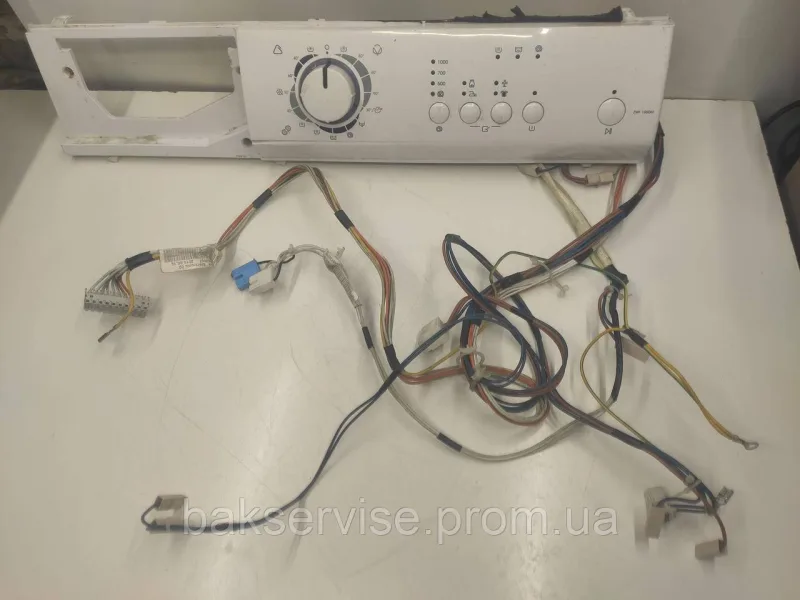 Плата упавління з проводкою до пральної машини Zanussi ZWF 1000 M Б/У, зображення 1
