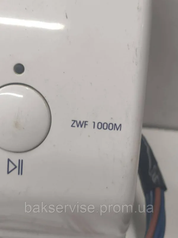 Плата упавління з проводкою до пральної машини Zanussi ZWF 1000 M Б/У, зображення 2