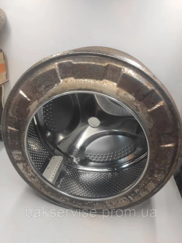 Барабан з хрестовиною до пральної машини Indesit C00109633 (БЕЗ РЕБЕР) Б/У, изображение 1