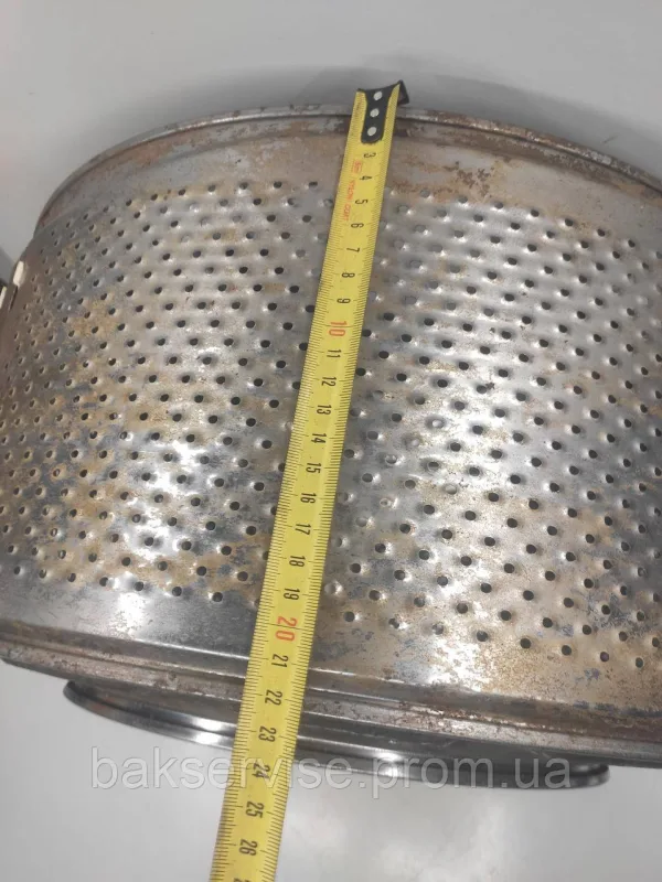 Барабан з хрестовиною до пральної машини Indesit C00109633 (БЕЗ РЕБЕР) Б/У, изображение 6