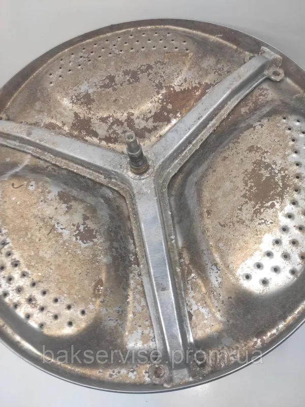 Барабан з хрестовиною до пральної машини Indesit C00109633 (БЕЗ РЕБЕР) Б/У, изображение 7