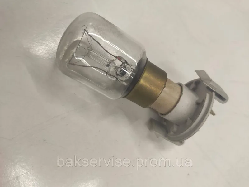 Лампочка з патроном для мікрохвильової печі 25W 240/250V (універсальна) Б/У, изображение 1