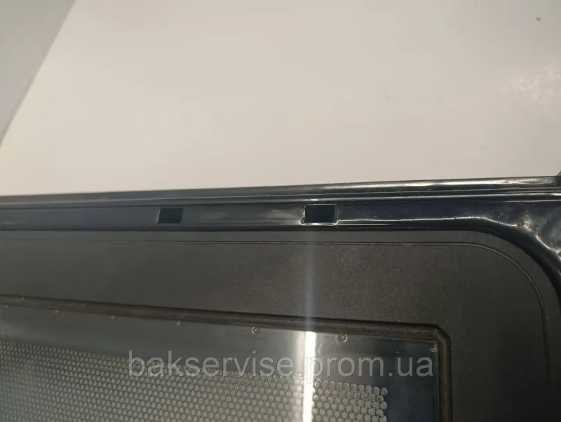 Дверцята до мікрохвильової печі AEG MCC663E-A/B93CS51V Б/У (БЕЗ ЗАМКА), изображение 2