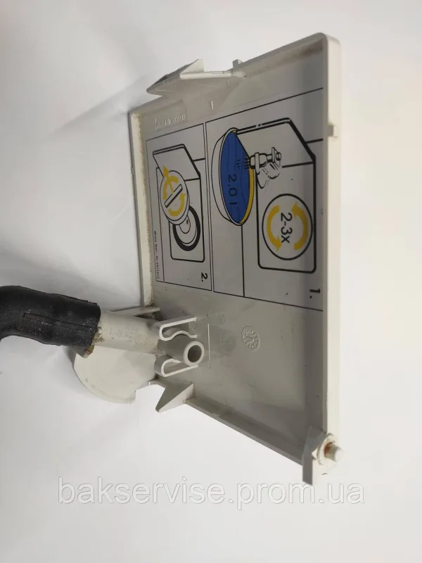 Лючок(кришка) фільтра до пральної машини Miele 2951221 Б/У, зображення 8