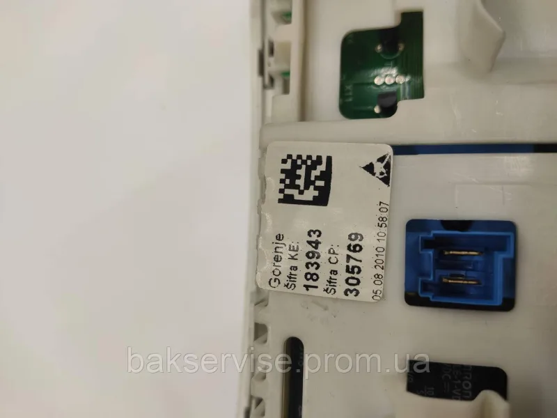 Плата упавління до пральної машини Gorenje WS 52105 Б/У, изображение 5