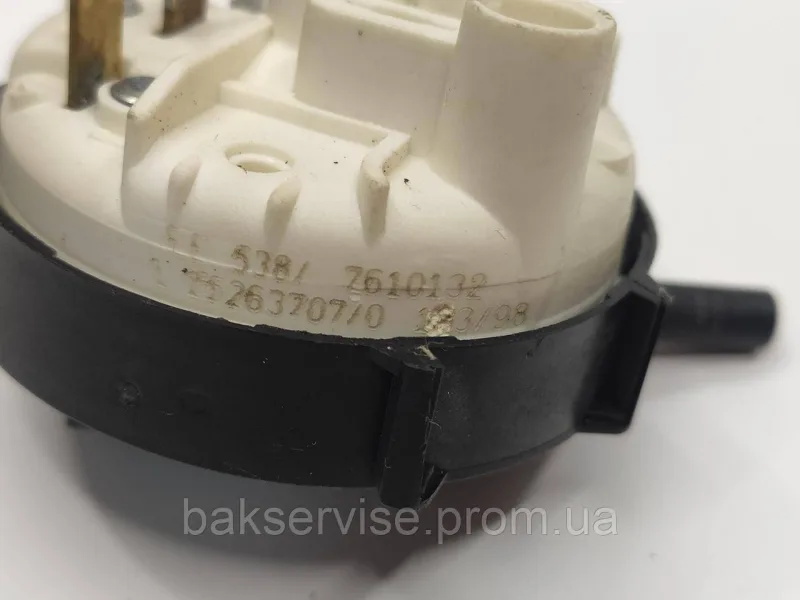 Прессостат (датчик рівня води) для посудомийної машини ELECTROLUX 15263707/0 Б/У, зображення 3