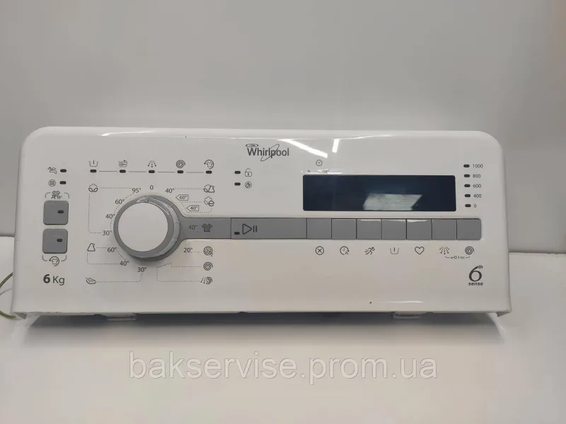 Плата управління з проводкою до пральної машини Whirlpool TDLR 60110 Б/У, зображення 1