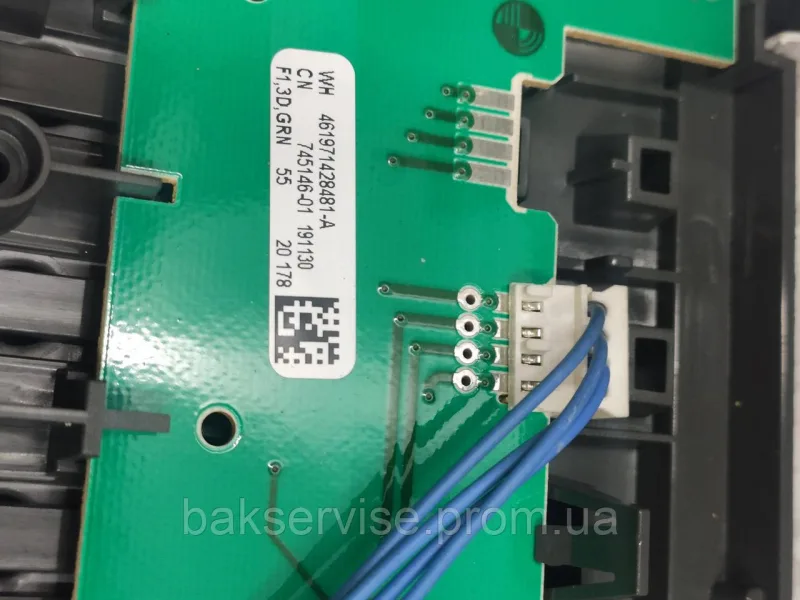 Плата управління з проводкою до пральної машини Whirlpool TDLR 60110 Б/У, зображення 5