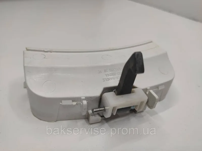 Комплект ручки люка (ручка, накладка, крючок) пральної машини Samsung DC64-01948A Б/У, зображення 1