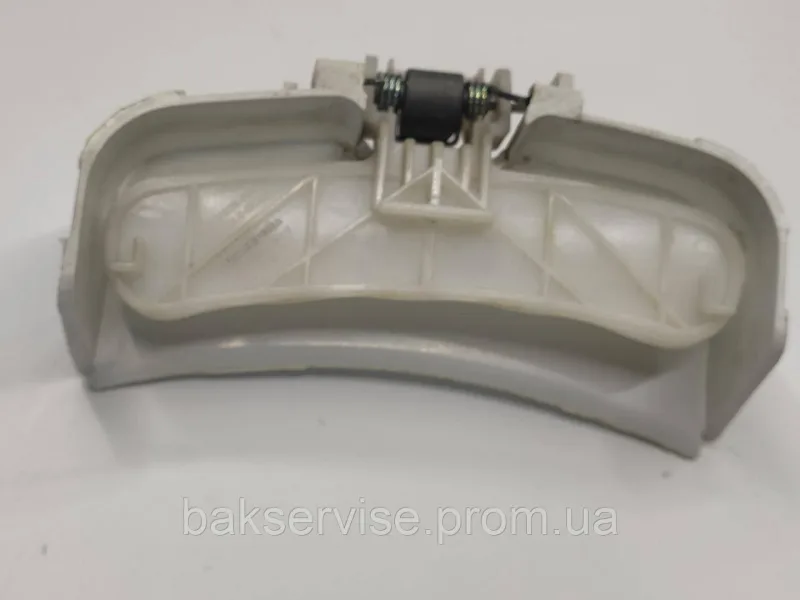 Комплект ручки люка (ручка, накладка, крючок) пральної машини Samsung DC64-01948A Б/У, зображення 2