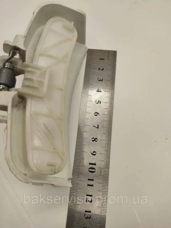 Комплект ручки люка (ручка, накладка, крючок) пральної машини Samsung DC64-01948A Б/У, зображення 9