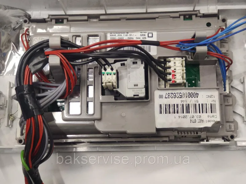Плата управління до пральної машини Whirlpool AWOC 0714 (БЕЗ ПРОВОДКИ) Б/У, изображение 6