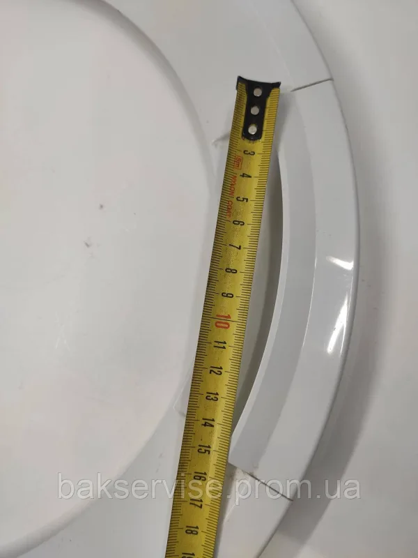 Зовнішня рамка люка пральної машини Beko 285059 G1 Б/У, изображение 6