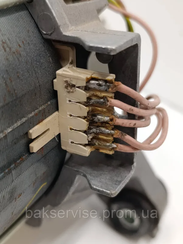 Двигун(мотор) для пральної машини Miele MXT 30-66/2 ( 5 контактів) Б/У, изображение 5