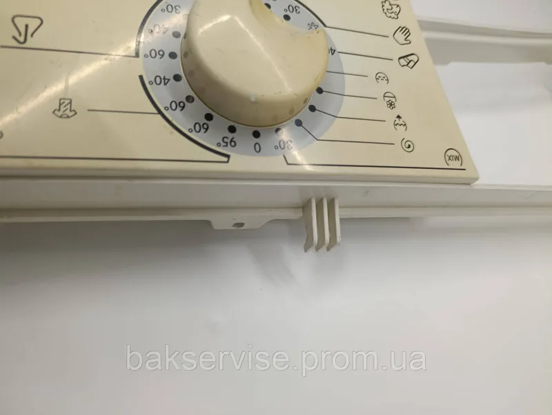Передня панель(пластик) до пральної машини Gorenje WA 63080 Б/У, зображення 8