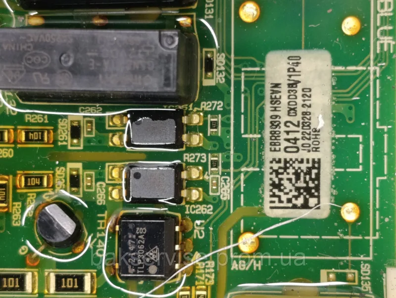 Модуль упавління до пральної машини LG EBR89390412 Б/У, зображення 10