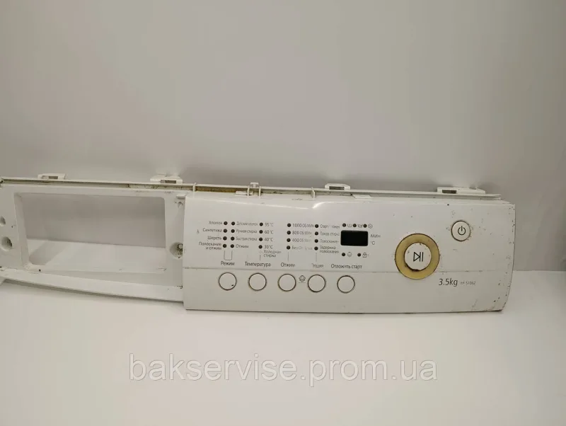 Плата управління(індикації) до пральної машини SAMSUNG WF-S1062 Б/У, зображення 1