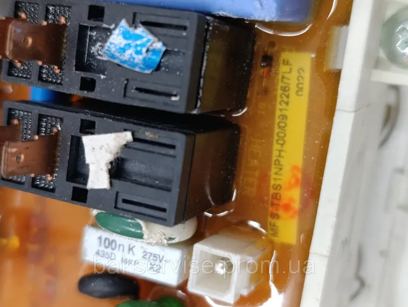 Плата управління(індикації) до пральної машини SAMSUNG WF-S1062 Б/У, зображення 7