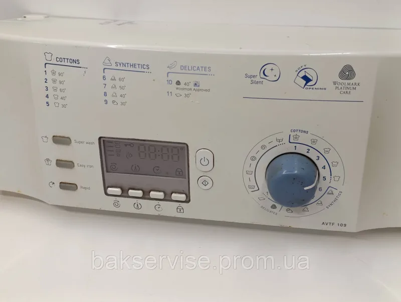 Плата управління(індикації) до пральної машини Ariston AVTF 109 Б/У, изображение 2