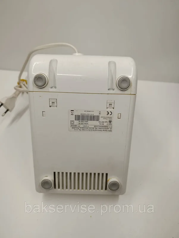 Двигун з корпусом та комплектуючими до м'ясорубки ZELMER ZMM0854WUA/05 Б/У, изображение 2
