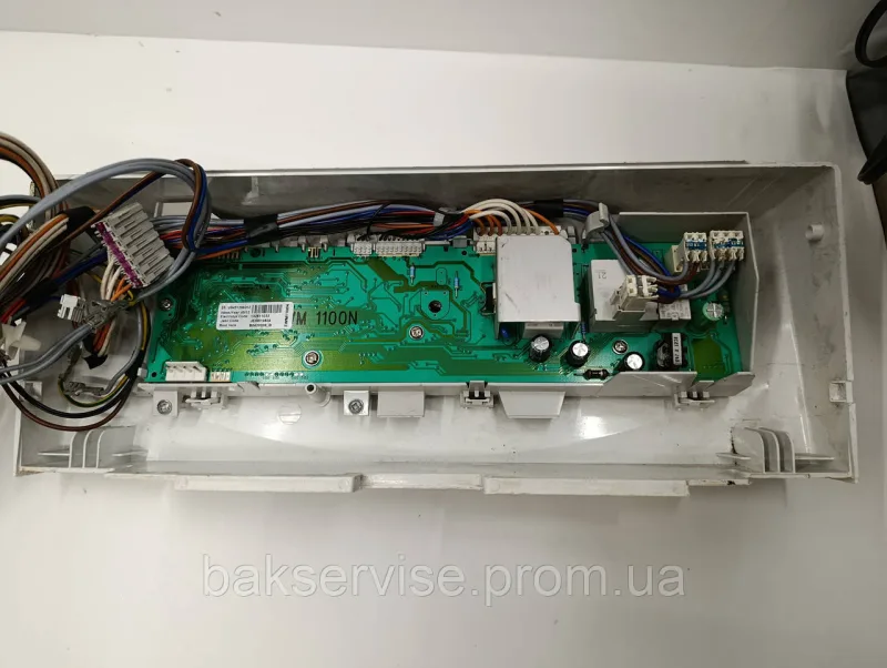 Плата управління(індикації) з проводкою до пральної машини Zanussi ZWY 1100 Б/У, изображение 4
