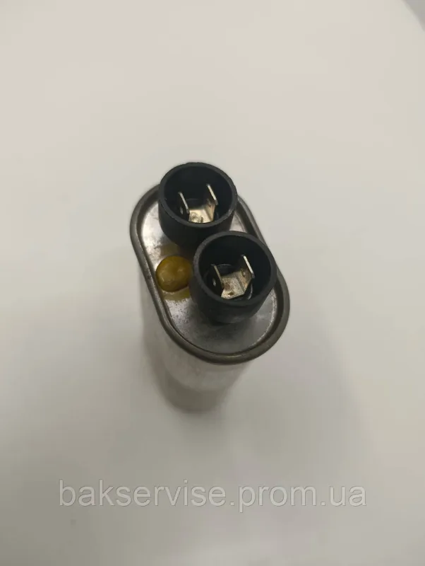 Конденсатор високовольтний мікрохвильової 23L6278R 920uF 2100VAC Б/У (2 фішки, 6 мм), изображение 2