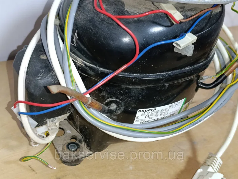 Компресор Aspera NBT1116Y до холодильника Snaige RF360  з кабелями для підключення Б/У, изображение 2
