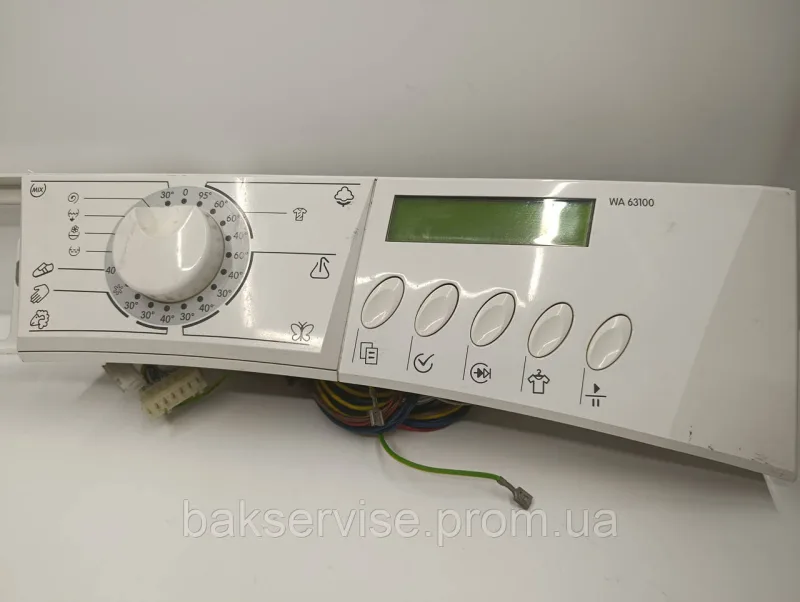 Плата управління(індикації) БЕЗ ПРОВОДКИ до пральної машини Gorenje WA63100 Б/У, зображення 3