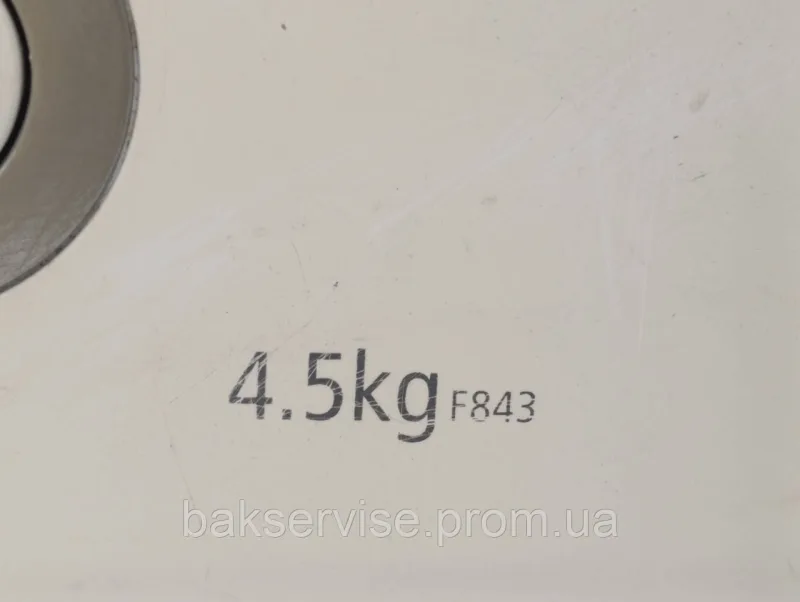 Передня панель(пластик) до пральної машини Samsung F843 Б/У, зображення 2