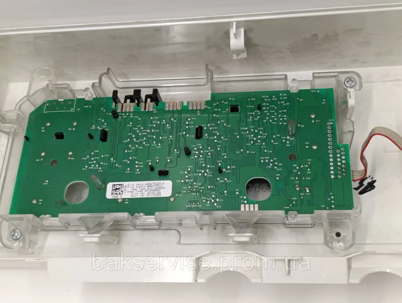 Плата управління(індикації) до пральної машини Electrolux EWT1062TDW Б/У, зображення 7
